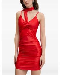 Fiorucci - Scarf-Detail Mini Dress - Lyst