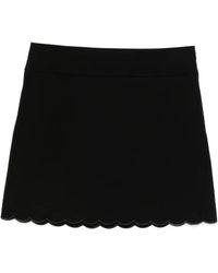 Chloé - Scallop-Hem Mini Skirt - Lyst
