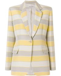 Giorgio Armani Striped classic blazer - Multicolore