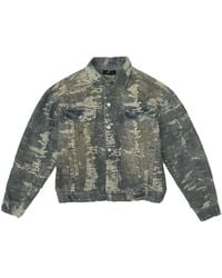 Purple Brand - Patterned-Jacquard Denim Jacket - Lyst