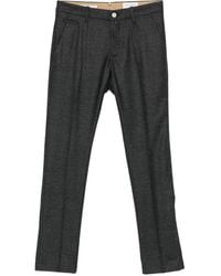 Jacob Cohen - Wool Straight-Leg Trousers - Lyst