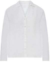 120% Lino - Long-Sleeve Linen Shirt - Lyst