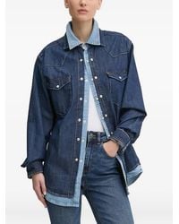 Desigual - Western-Style Denim Shirt - Lyst
