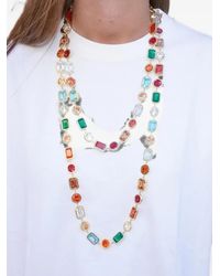 Izabel Display - Mega Cubic-Zirconia-Embellished Long Necklace - Lyst