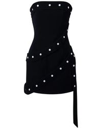 Stolen Stores - Button-Embellished Wrap Dress - Lyst