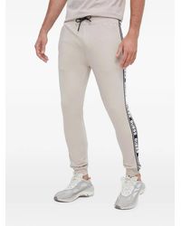 Guess - Logo-Tape Track Pants - Lyst