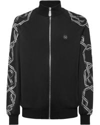 Philipp Plein - Chain-Embellished Track Jacket - Lyst