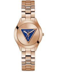 Guess - Tri Plaque Quartz 34Mm - Lyst