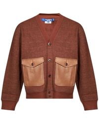 Junya Watanabe - Cardigan À Carreaux - Lyst