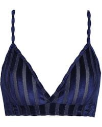 Amir Slama - X Astrid striped crop top - Lyst