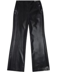 DIESEL - Mid-rise Flared Trousers - Lyst