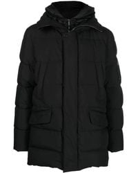 Moorer - フーデッド パデッドコート - Lyst