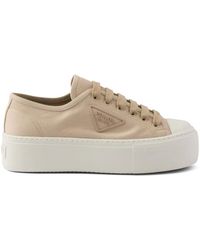 Prada - Lace-Up Sneakers - Lyst