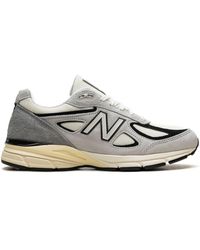 New Balance - Made In Usa 990v4 "grey/black" Sneakers - Lyst