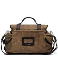 Maison Margiela - High Tech Crackle-Leather Tote Bag - Lyst