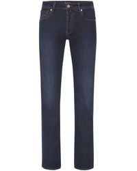 Billionaire - Logo-Embroidered Straight-Leg Jeans - Lyst