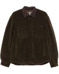 Save The Duck - Fleece Corduroy-Collar Shirt Jacket - Lyst