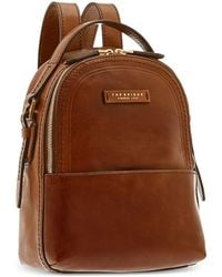 The Bridge - Pearldistrict Logo-Plaque Leather Backpack - Lyst