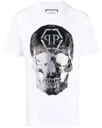 Philipp Plein - Ss Skull Print T-Shirt - Lyst