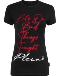 Philipp Plein - Sexy Pure Cotton T-Shirt - Lyst