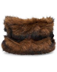 ANDERSSON BELL - Belted Faux-Fur Scarf - Lyst
