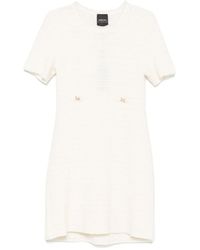 Marc Cain - Logo-Plaque Mini Dress - Lyst