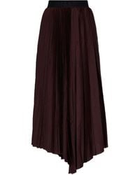 AllSaints - Jupe Asymétrique À Design Plissé Jax - Lyst