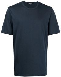 James Perse - Crewneck Cotton T-Shirt - Lyst
