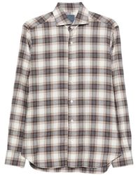 Barba Napoli - Chemise Dandy À Carreaux - Lyst