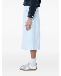 Carhartt - American Script Midi-Rok - Lyst