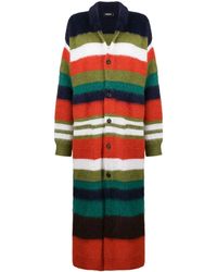 DSquared² - Striped Knitted Maxi Dress - Lyst