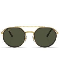 Ray-Ban - Occhiali Da Sole Tondi Con Stampa - Lyst