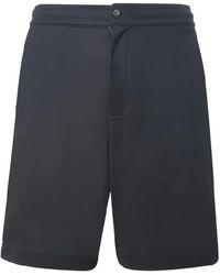 Herno - Short À Plaque Logo - Lyst