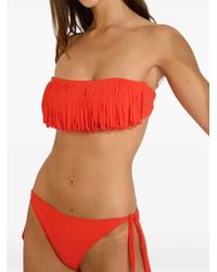 Banana Moon - Westo Fringes Bandeau Bikini Top - Lyst