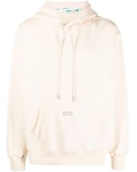 Gcds - Logo-Detail Drawstring Hoodie - Lyst