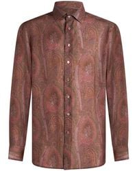 Etro - Silk Paisley Shirt - Lyst