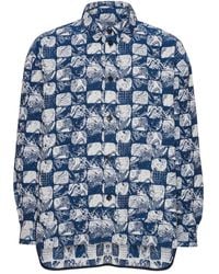 Henrik Vibskov - Geometric-Print Long-Sleeves Shirt - Lyst