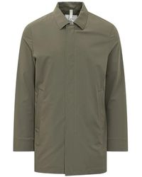 DUNO - Malbec Concealed-Fastening Spread-Collar Jacket - Lyst
