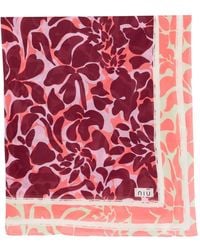 Niu - Floral Scarf - Lyst