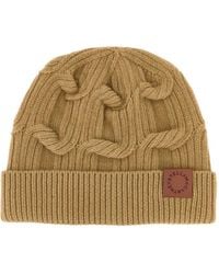Stella McCartney - Falabella Beanie Mit Zopfmuster - Lyst