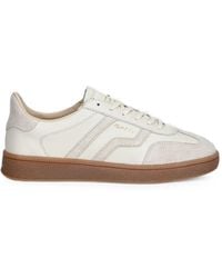 GANT - Logo-Embroidered Panelled Sneakers - Lyst