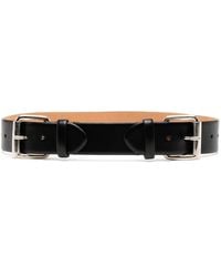 Dice Kayek - Double-Buckle Leather Belt - Lyst