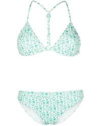 Moncler - Set Bikini Con Stampa - Lyst