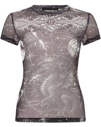 Philipp Plein - Tulle Pure Fit T-Shirt Zodiac - Lyst