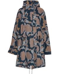 Henrik Vibskov - Hooded Drawstring Coat - Lyst