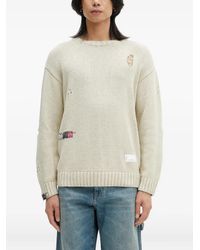 Neighborhood - Distressed Embroidered Sweater - Lyst