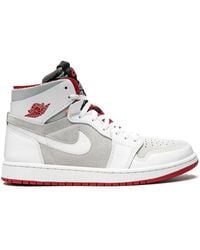 Nike - Air 1 Zoom Cmft Leather High-top Trainers - Lyst