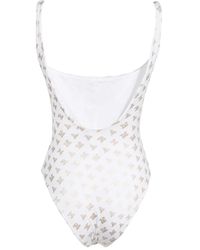 【Max Mara Beachwear】Calenda プリント ホルターネック 水着 Max Mara Calenda Printed Halterneck Swimsuit in Black | Lyst