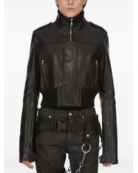 Rick Owens - Temple Rev Leren Jack - Lyst