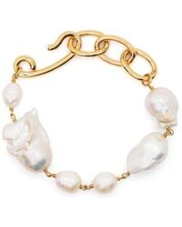 Jil Sander - Pearl-pendant Chain Bracelet - Lyst